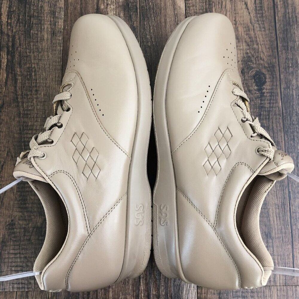 SAS Free Time Walking Shoe Lace Up Sneaker Size 9 Narrow Mocha Beige 72686043 - Picture 7 of 16